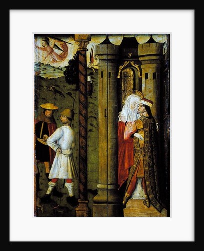 The Annunciation of the Angel to Joachim and the Meeting at the Golden Gate by French School