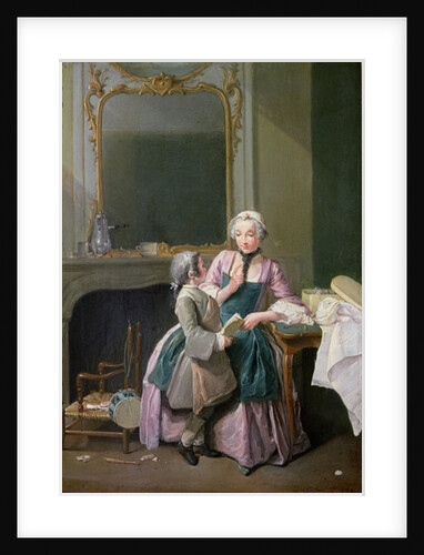 The Reading Lesson, 1740 by Louis Aubert