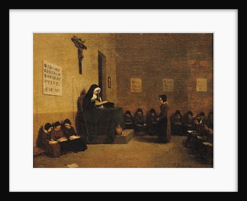 The School Mistress by Leon Bonvin