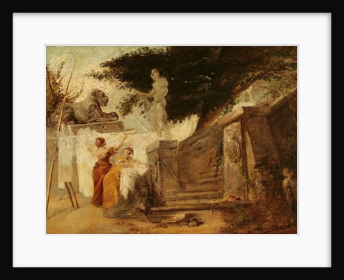 Washerwomen in a Garden, c.1756-61 by Hubert Robert