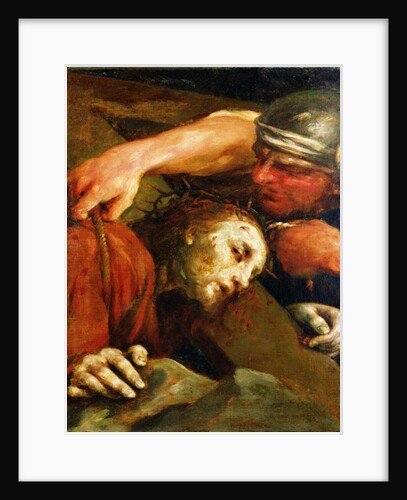 Christ carrying the cross by Giuseppe Maria Crespi