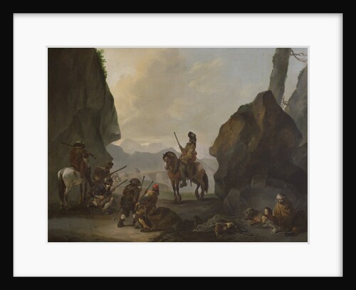 Thieves on the Lookout by Johannes Lingelbach