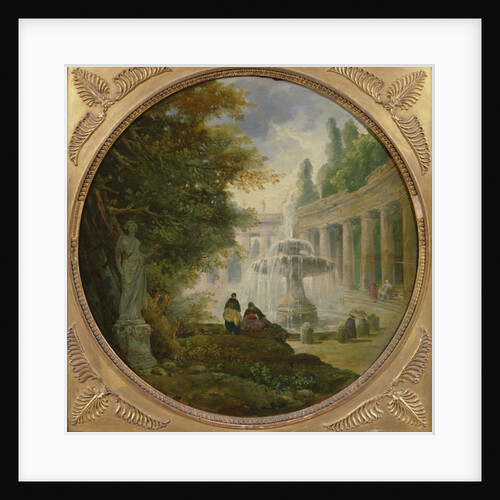 Fountain in a park, c.1762-65 by Hubert Robert