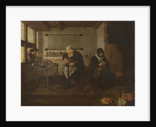 The Cobbler by Quiringh Gerritsz. van Brekelenkam