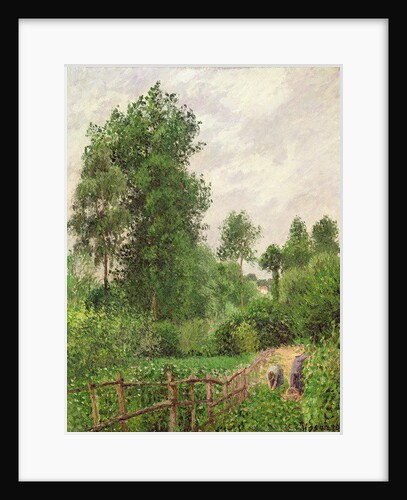 Paysage, temps gris a Eragny, 1899 by Camille Pissarro