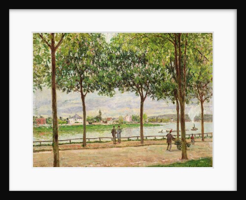 Les Promenade des Marronniers, St Cloud, 1878 by Alfred Sisley