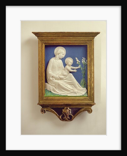 Madonna of the Lilies, c.1450-60 by Luca Della Robbia