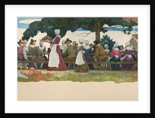 The Thanksgiving Feast, 1940 by Newell Convers Wyeth