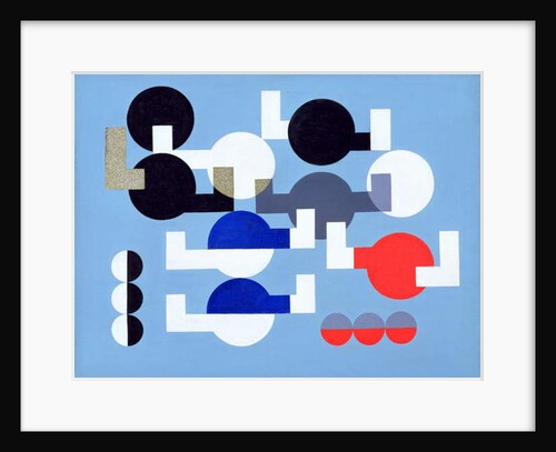 Composition of Circles and Overlapping Angles, 1930 by Sophie Taeuber-Arp