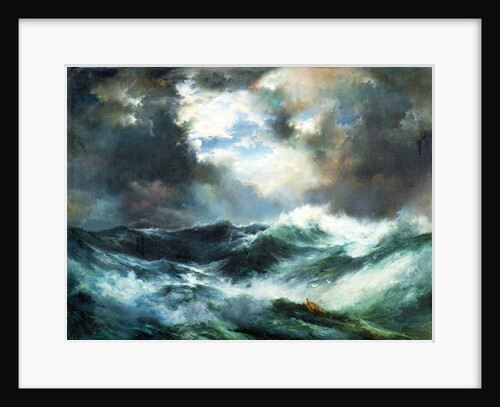 Moonlit Shipwreck at Sea, 1901 by Thomas Moran