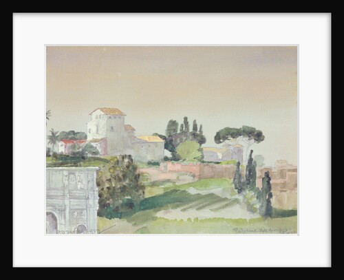 Palatine Hill from the Colosseum, 1927 by Arthur Bowen Davies