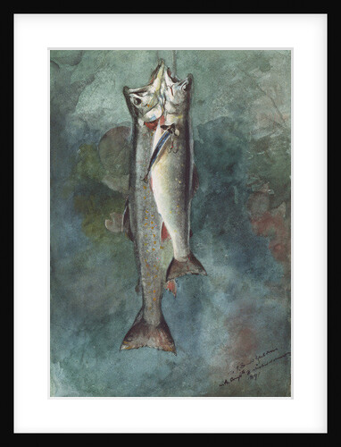 Two Trout, 1891 by Winslow Homer