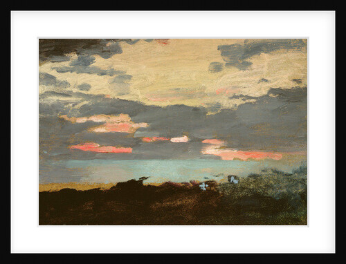 Sunset, Saco Bay by Winslow Homer