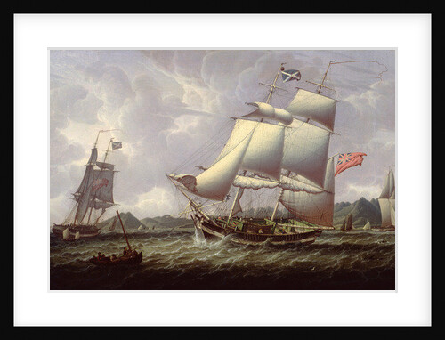 British Schooners, 1828 by Robert Salmon