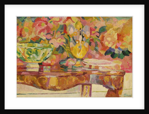 Tapestry and Console, 1912 by Patrick Henry Bruce