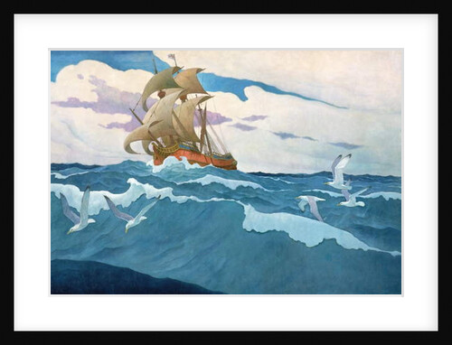 The Coming of the Mayflower in 1620, 1941 by Newell Convers Wyeth