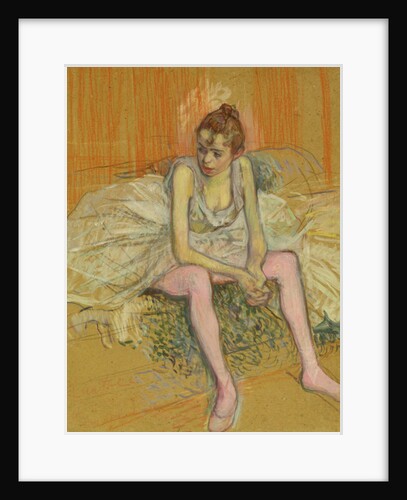 Dancer with Pink Stockings, 1890 by Henri de Toulouse-Lautrec