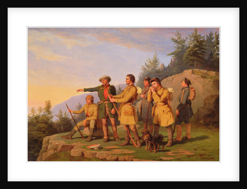 Boone's First View of Kentucky, 1849 by William Tylee Ranney