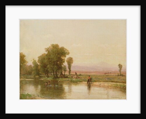 Encampment on the Platte River, 1865 by Thomas Worthington Whittredge