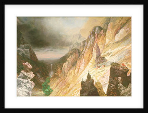 Lower Falls, Grand Canyon of the Yellowstone River, 1886 by Charles H. Chapin