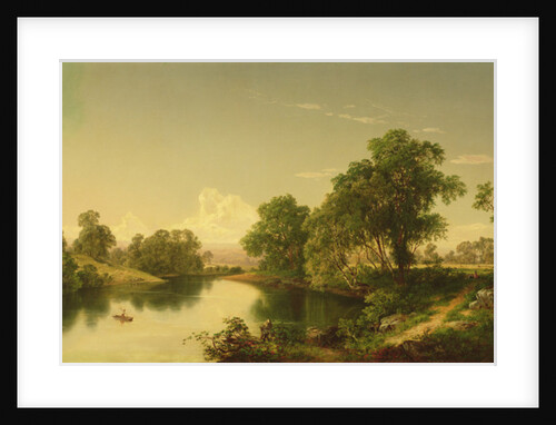 On the Esopus Creek, Ulster County, NY, 1859 by David Johnson