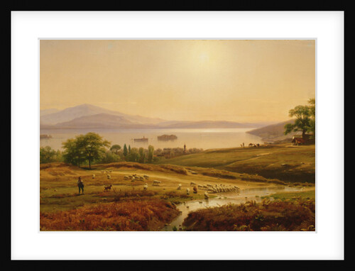 Morning on Lago Maggiore, 1860 by Thomas Worthington Whittredge