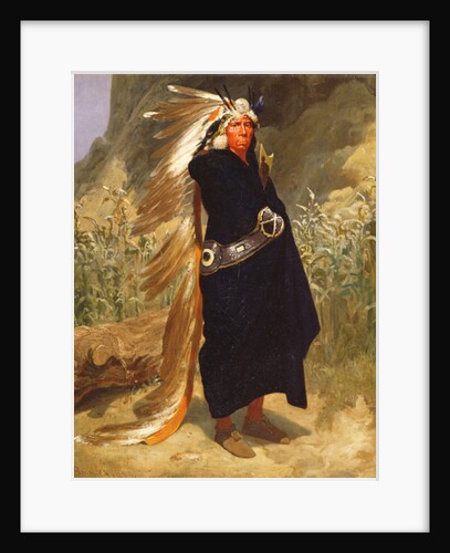 Portrait of an Indian Chief, 1875 by Valentine Walter Lewis Bromley