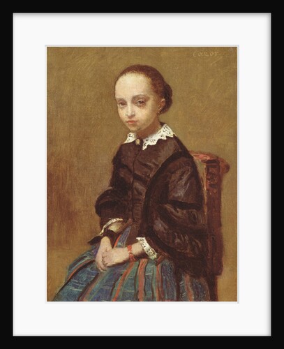 Portrait of a Girl, 1857-58 by Jean Baptiste Camille Corot