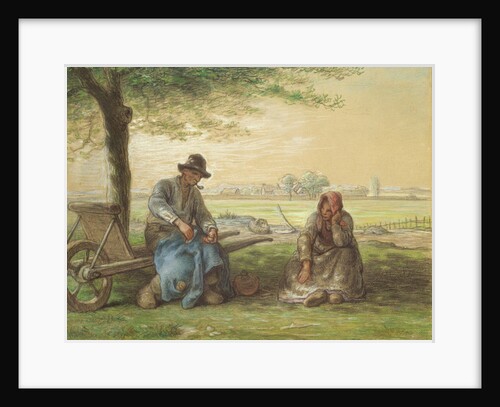 Peasants Resting, c.1866 by Jean-Francois Millet