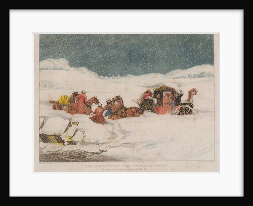 The Birmingham Mail near Aylesbury by Henry Thomas Alken