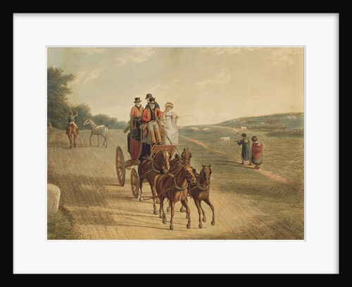 Mail Coach, 1819 by Frederick Christian Lewis