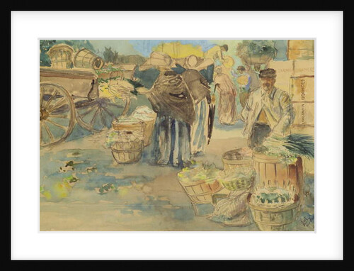 The Market, New Orleans, 1918 by George Overbury Hart