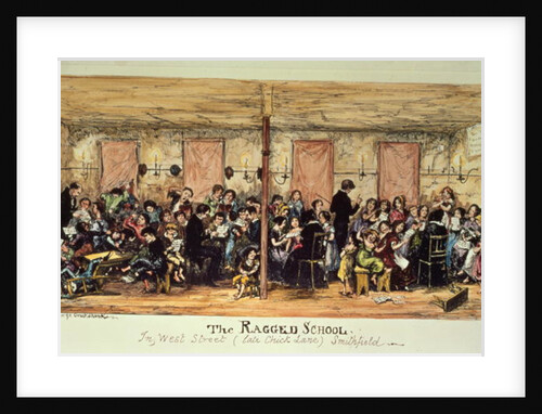 The Ragged School, West Street, Smithfield by George Cruikshank