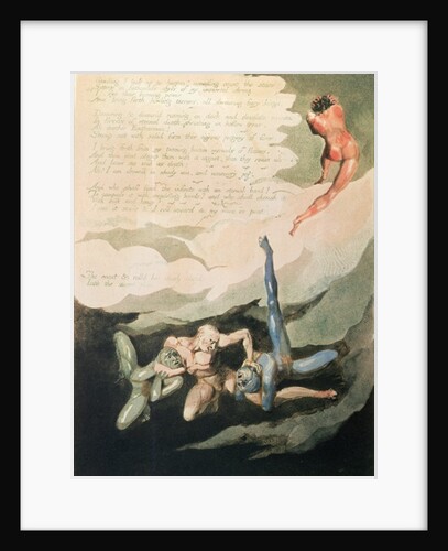 Europe a Prophecy 'Unwilling I look up', 1794 by William Blake