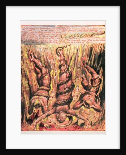 The First Book of Urizen; 'As the stars are apart from the earth', 1794 by William Blake