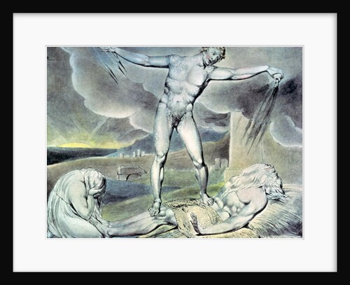 Illustrations of the Book of Job; Satan smiting Job with Sore Boils, 1825 by William Blake