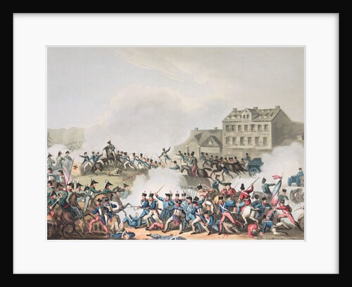 Battle of Leipsic, 19th October, 1813: etched by I. Clarke, aquatinted by M. Dubourg by William Heath