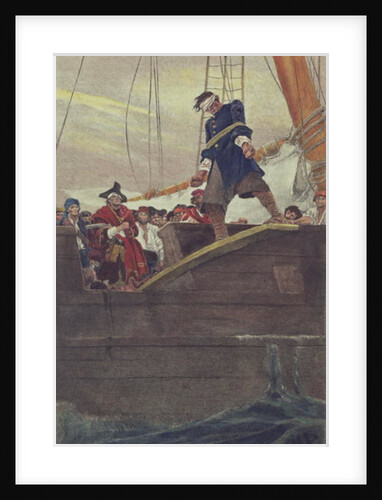 Walking the Plank, 1887 by Howard (after) Pyle