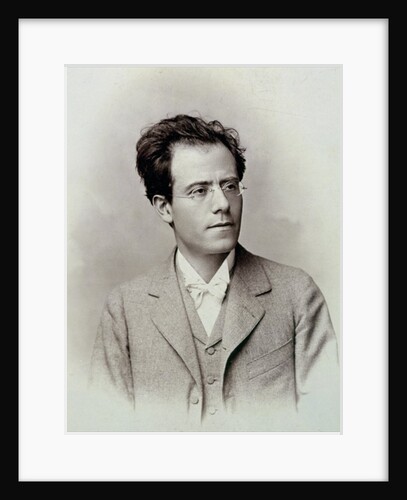 Portrait photograph of Gustav Mahler, c.1895 by Anonymous