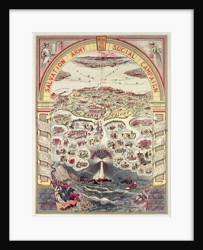 Salvation Army Social Campaign propaganda poster, London, c.1910 by English School