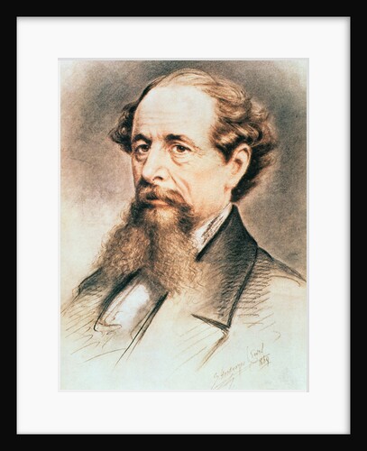 Portrait of Charles Dickens, 1869 by E. Goodwyn Lewis