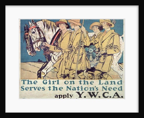 The Girl on the Land Serves the Nation's Need by Edward Penfield