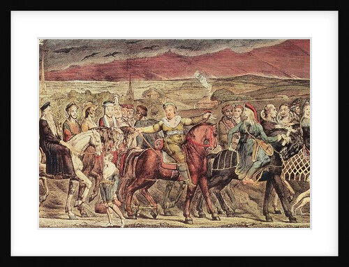 Chaucer's Canterbury Pilgrims, engraved and pub. by the artist, 1810 by William Blake