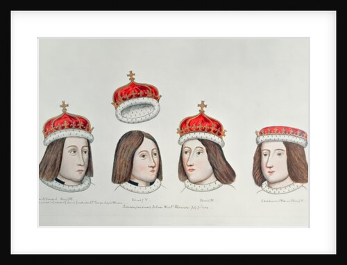 Heads of the portraits of english kings, 1784 by Anonymous