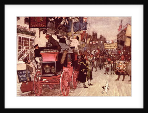 The Election Parade at Eatanswill by Albert Jnr. Ludovici