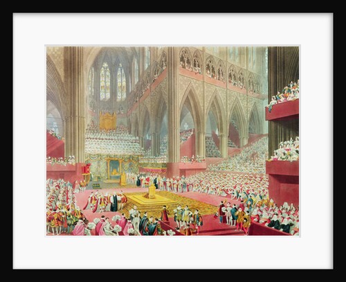 The Coronation of King George IV: The Recognition, 19th July 1821 by James Stephanoff