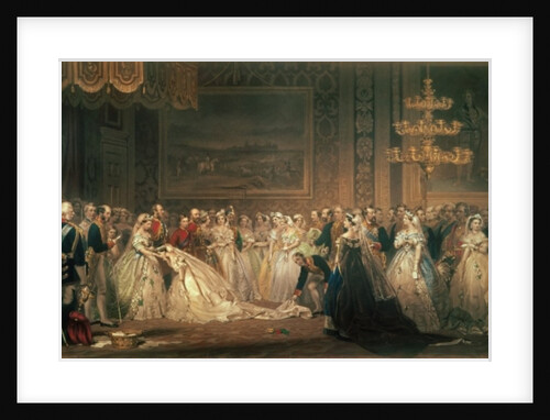 A Drawing Room at St. James's Palace in the reign of Queen Victoria by Jerry Barrett