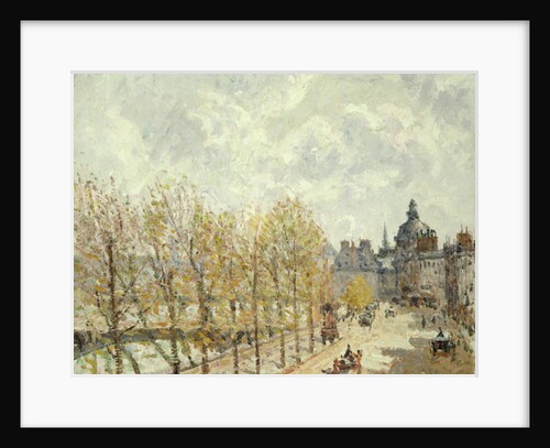 The Malaquais Quay in the Morning, Sunny Weather, 1903 by Camille Pissarro