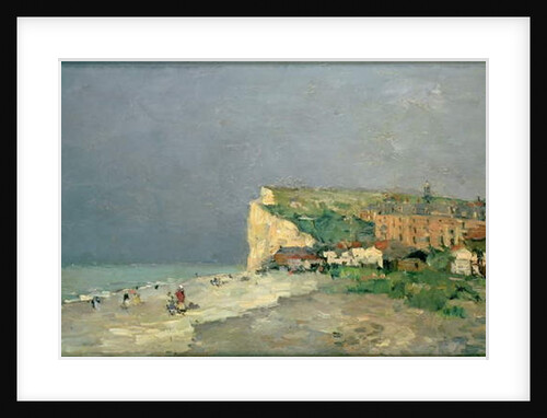 La Plage de Puys-sous-Dieppe, Ciel d'Orage, c.1880 by Albert-Charles Lebourg