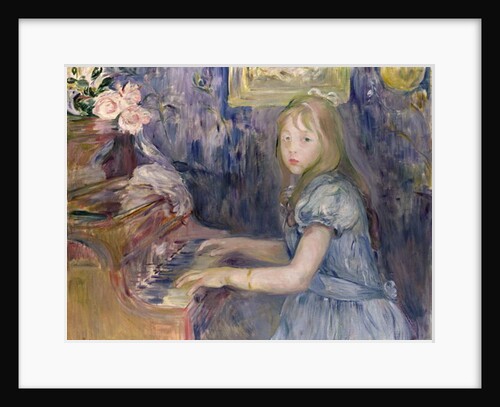 Lucie Leon at the Piano, 1892 by Berthe Morisot
